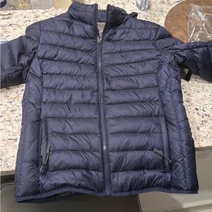 Tumi Dark Blue Puffer Jacket